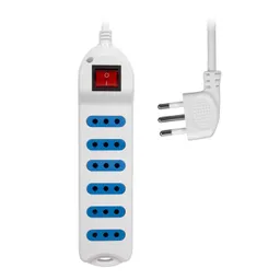 Alargador Eléctrico Philco Xt30 3 Mts 6 Pos Blanco