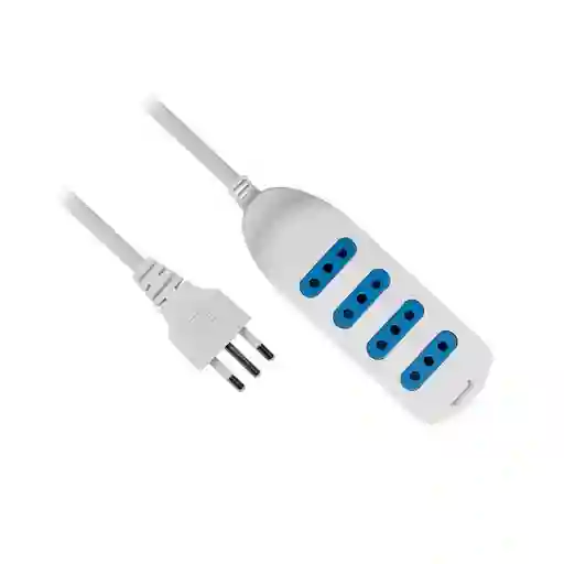 Alargador Eléctrico Philco 450b 5 Mts 4 Pos Blanco