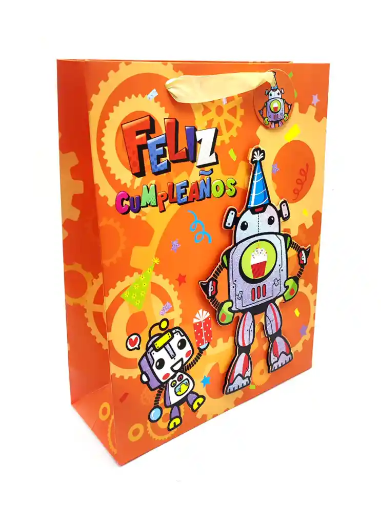 Bolsa De Regalo Grande (l) Feliz Cumpleaños