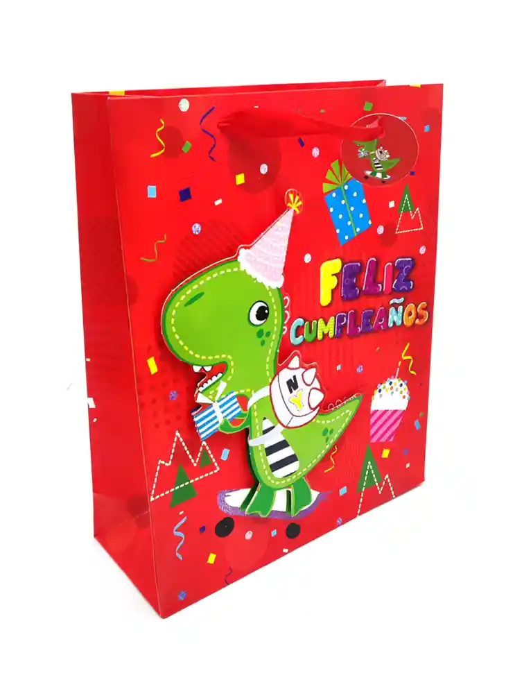 Bolsa De Regalo Grande (l) Feliz Cumpleaños