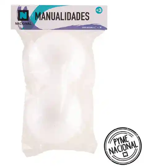 Display 2 Esferas Plumavit 5cm