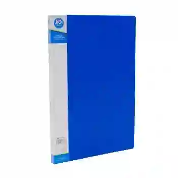 Carpeta Con 20 Fundas Oficio Azul Jm