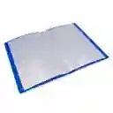 Carpeta Con 20 Fundas Oficio Azul Jm