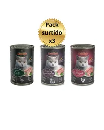 Leonardo Alimento Humedo Pack X 3 Surtido Azar