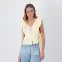 Blusa Cintas Amarillo L Mujer Raindoor