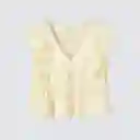 Blusa Cintas Amarillo L Mujer Raindoor