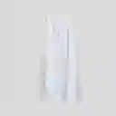 Pantalón Rayas Lino Azul L Mujer Raindoor