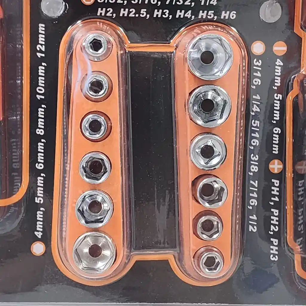 Set Destornillador Dados Extensión Flexible 43 Unidades