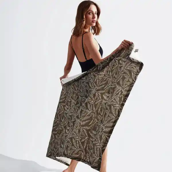 Pareo Toalla Paradiso Estampado Verde