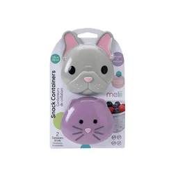 Pack De 2 Contenedores Snacks Melii