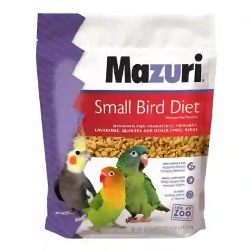 Mazuri, Small Bird Diet, Alimento Pequeñas Aves (1.13kg)