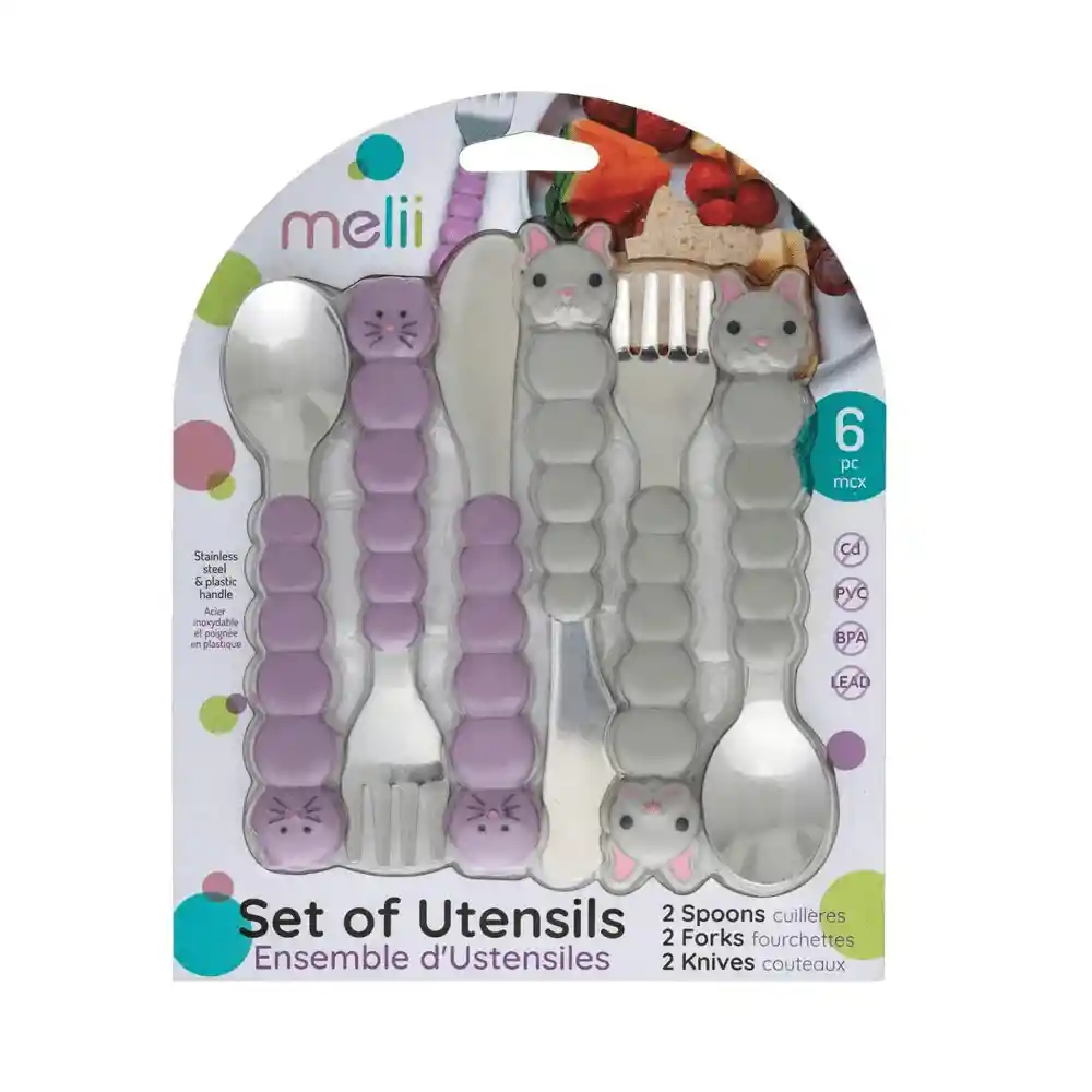 Set 6 Cubiertos Melii