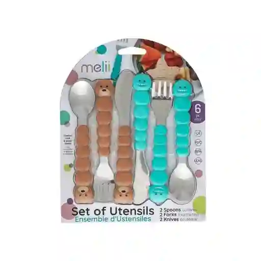 Set 6 Cubiertos Melii