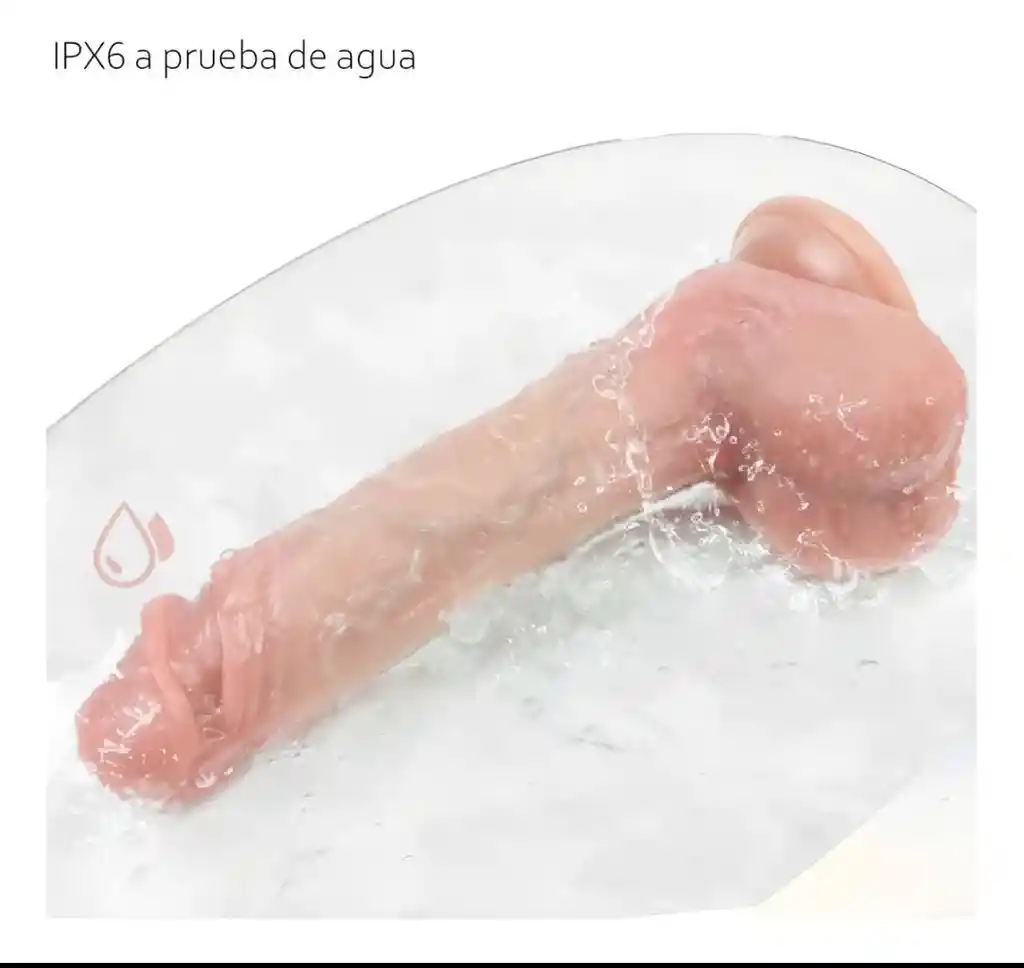 Consolador Dildo Vibrador Realista Grande Control Remoto
