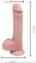 Consolador Dildo Vibrador Realista Grande Control Remoto