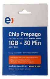 Chip Prepago Entel