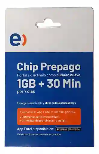 Chip Prepago Entel