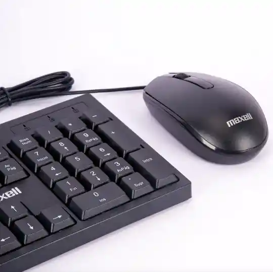 Combo De Teclado Y Mouse Alambrico Usb Maxell Wrkbc-10