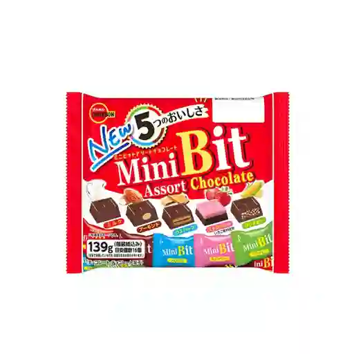 Chocolates Mini Bit Surtidos Bourbon 139 Gr 5 Unid.