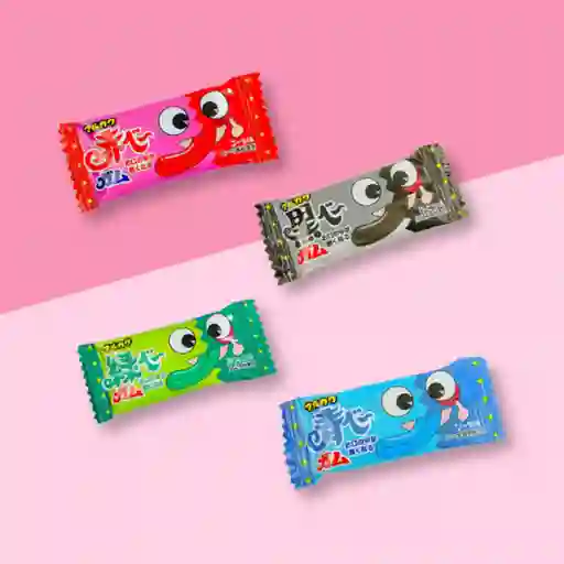 Pack 4 Mix Gomas Pinta Lengua Azul Rojo Negro Verde