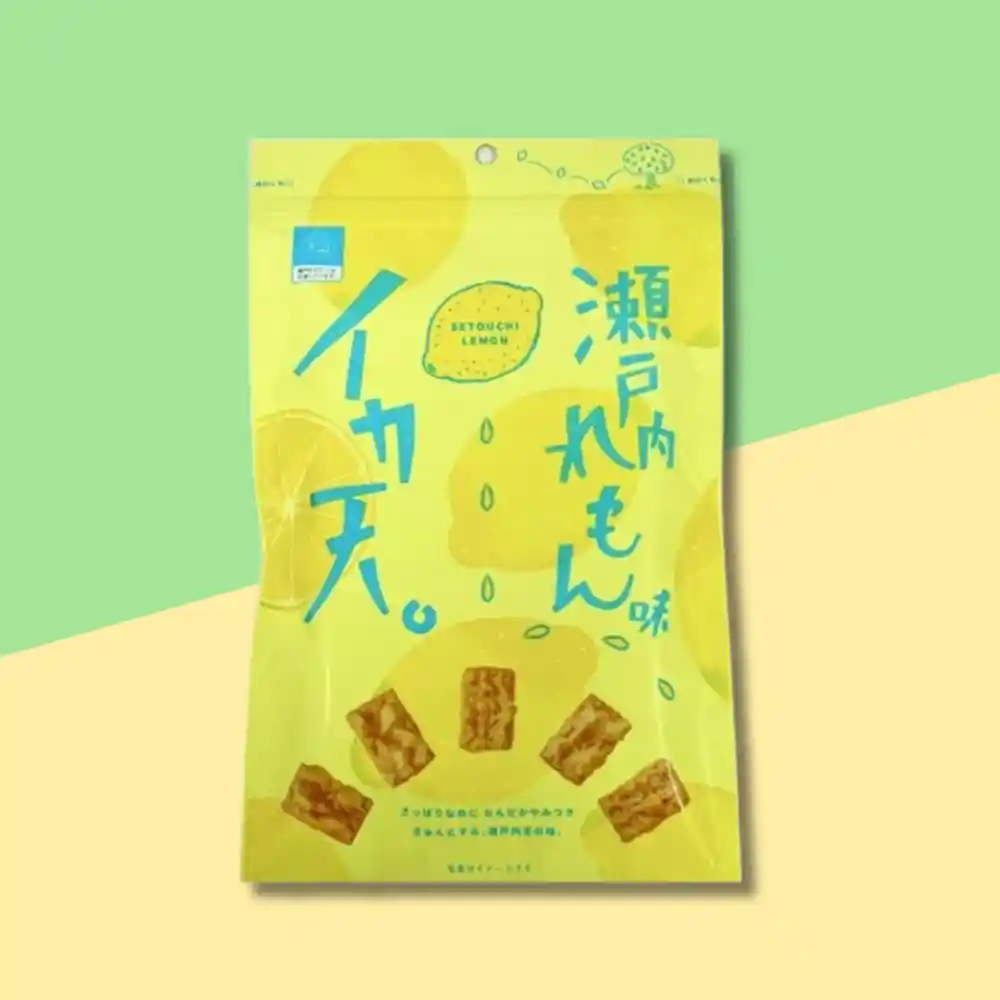 Chips Tempura Limón Calamar Maruka Shokuhin 65 Gr