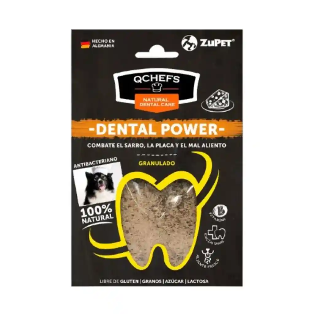 Qchefs, Snack Dental Power Granulado, Para Perros (90gr)
