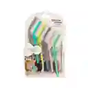 Pack 6 Bombillas De Silicona Melii