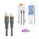 Cable Tipo C A Usb-c Carga Rápida 60w 1 Metro Vidvie