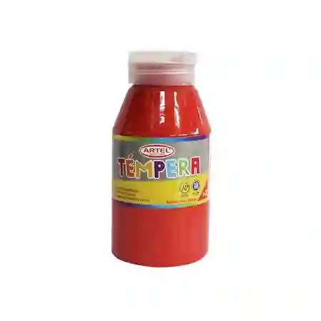 Tempera 250ml Rojo Bermellón Artel