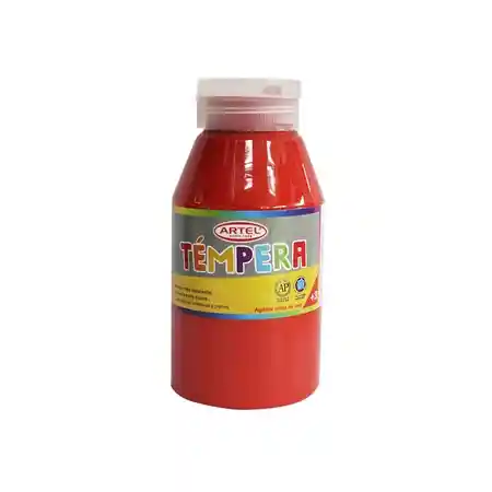 Tempera 250ml Rojo Bermellón Artel