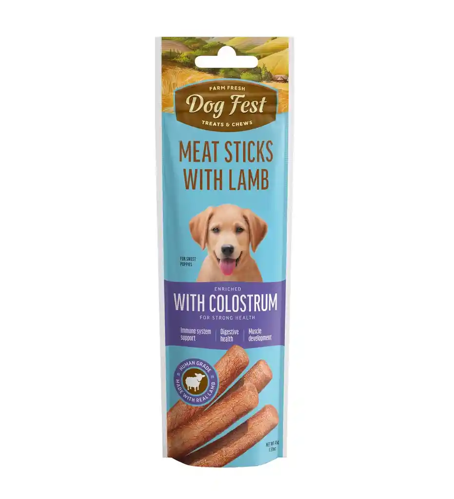 Dog Fest Meat Lamb Stick With Colostrum 45g