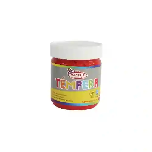 Tempera 100ml Rojo Bermellon Artel