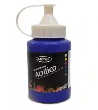 Acrílico 250ml Azul Real Metálico Artel