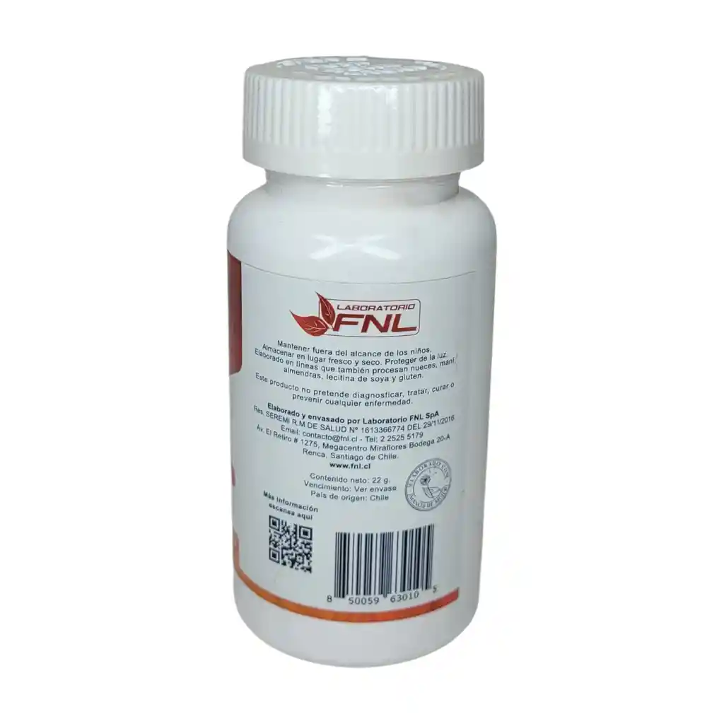 Ginseng Fnl Natural 60 Cápsulas Suplemento Bienestar Mental