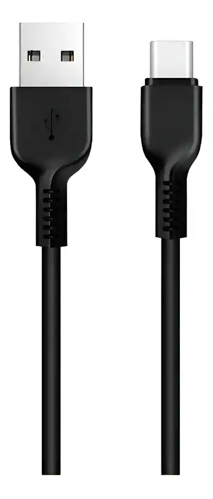 Cable Usb A Tipo C 3a Carga Rápida 1 Mts Negro Hoco X20