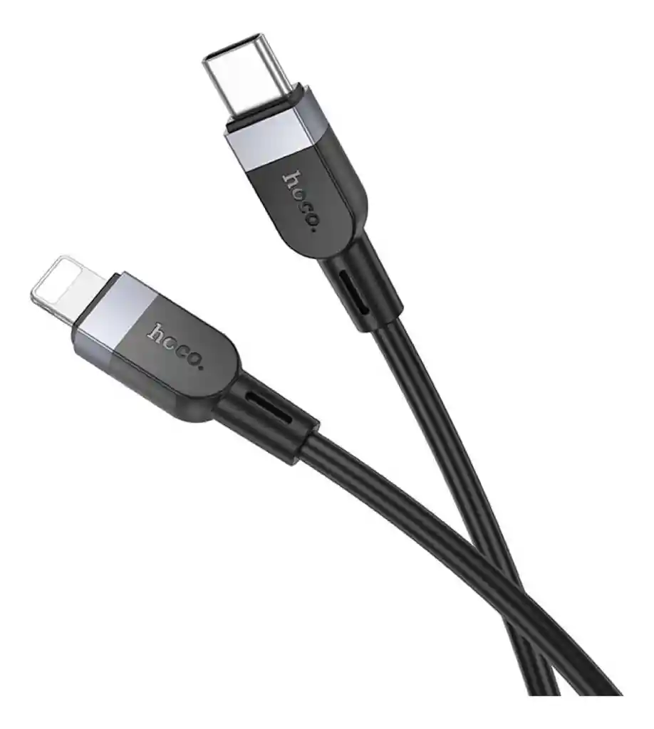 Cable Tipo C Para Lightning Hoco X109 2 Metro Negro