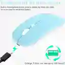 Kit De Teclado Y Mouse Bluetooth 10 Pulgadas Celeste