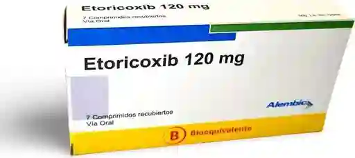 Etericoxib 120 Mg X 7 Com Rec