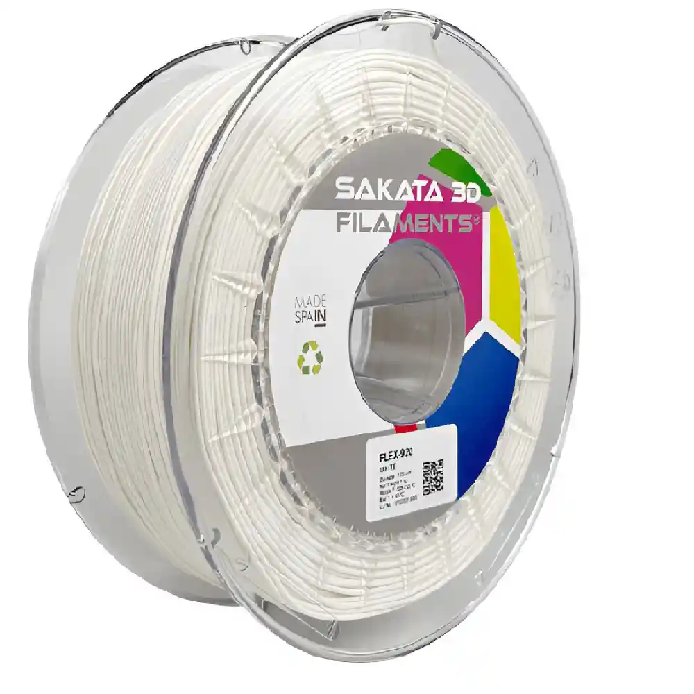 Filamento Sakata Flex-920 Blanco 1.75mm 1kg
