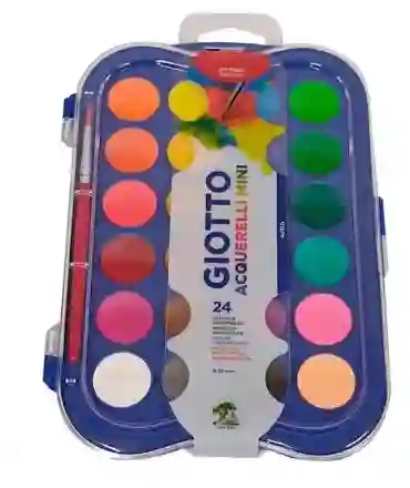 Acuarela Mini 24colores Giotto