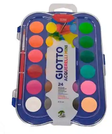 Acuarela Mini 24colores Giotto
