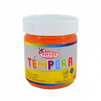Tempera 100ml Naranja Artel