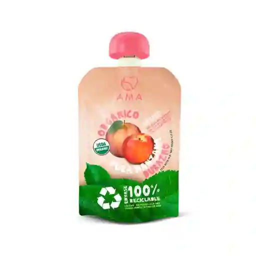 Puré Manzana Durazno (90g) Ama