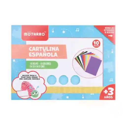 Block Cartulina Española 10 Hjs