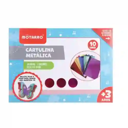 Block Cartulina Metálica 10 Hjs