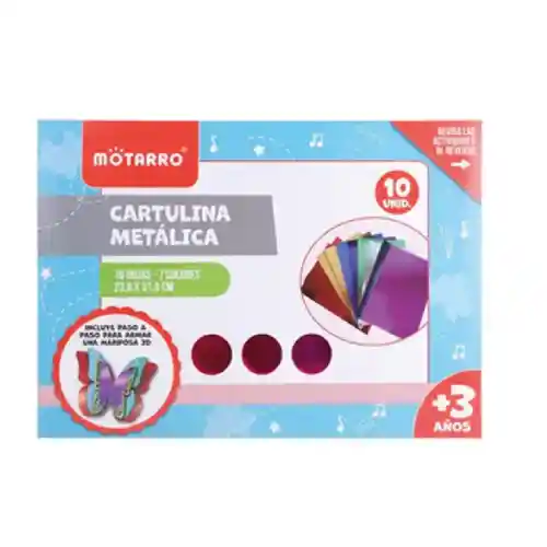 Block Cartulina Metálica 10 Hjs