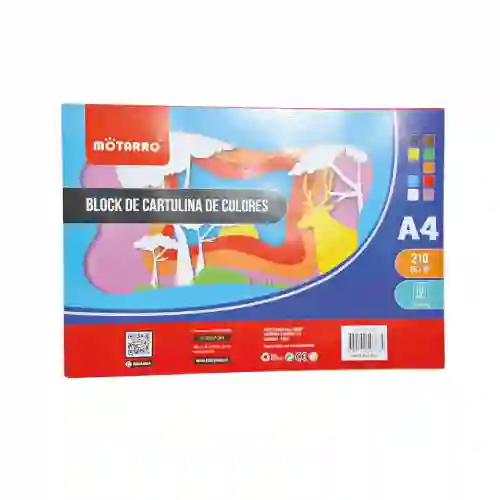 Block De Cartulina De Colores A4 10 Hjs