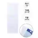 Block De Cartulina Blanca A4 + 10 Hojas