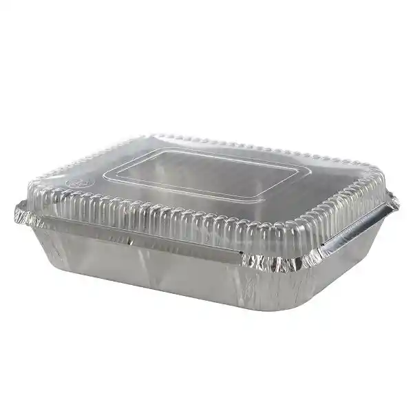 Contenedor Envase De Aluminio C-30 (1200 Cc) Con Tapa Bops 20 Unid