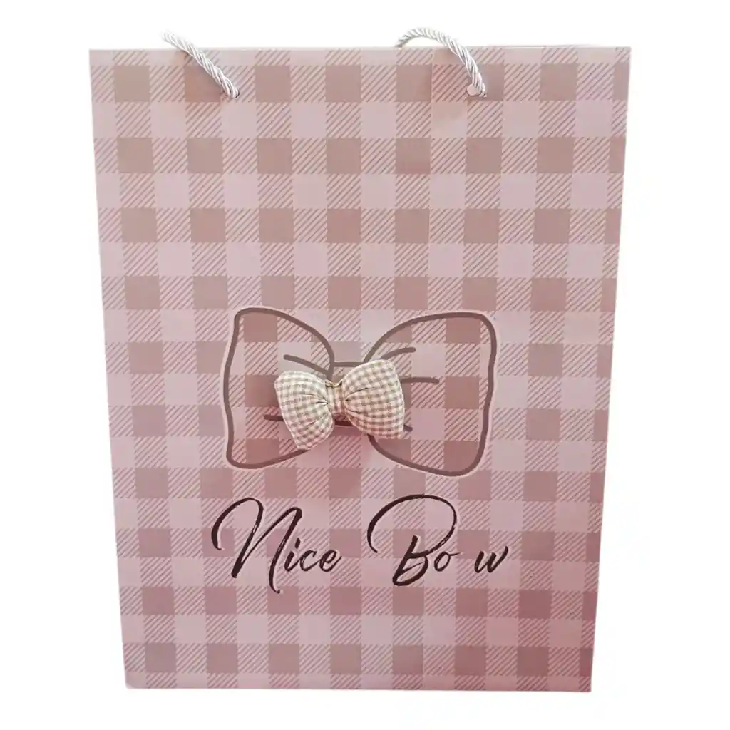 Bolsa De Regalo Lazos 33x25x12cm